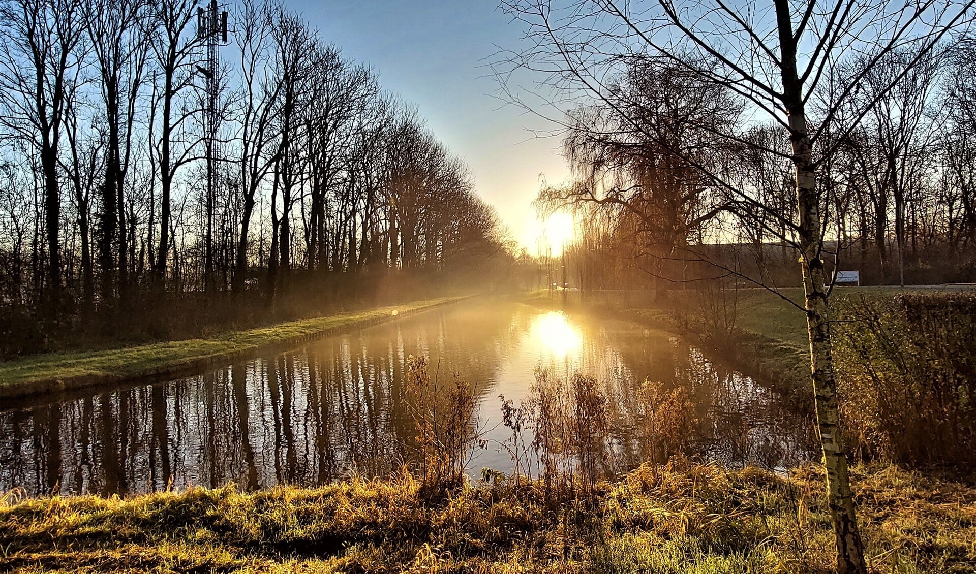 Een mooie winterdag bij Sporpark Westvliet aan de Groene Zoom (foto: Mark Pors).