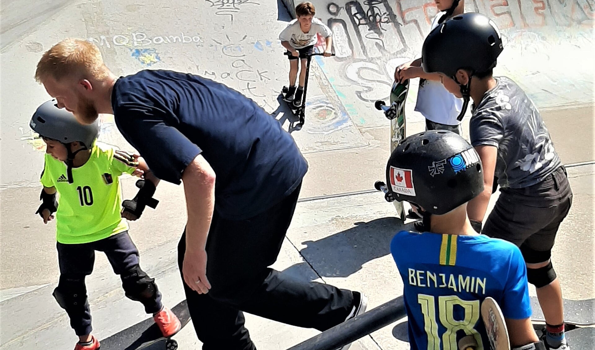 Er worden onder meer activiteiten met skateboards georganiseerd in het Skatepark Noordsingel (archieffoto SenW).