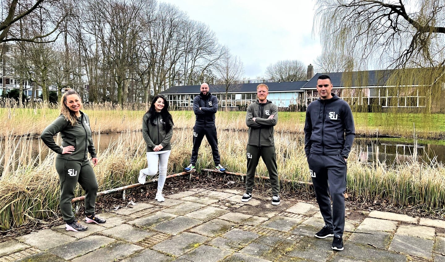 De jongerenwerkers van SenW die zich onder meer met BASI bezighouden in Leidschendam-Voorburg (foto: pr SenW).