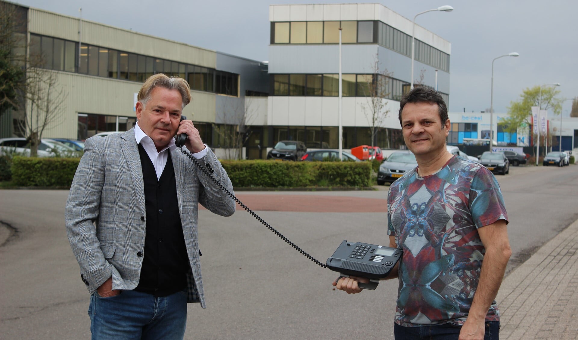Bondy Verkijk (links) en Paul Wijnants opereren vanaf bedrijvenpark de Boezem in Pijnacker.