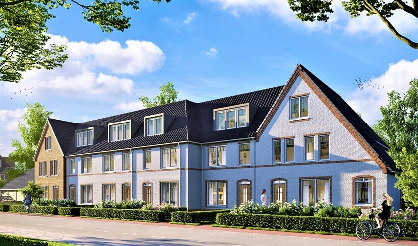 Parnashofwoningen in het plan Vliethaven (foto: pr).