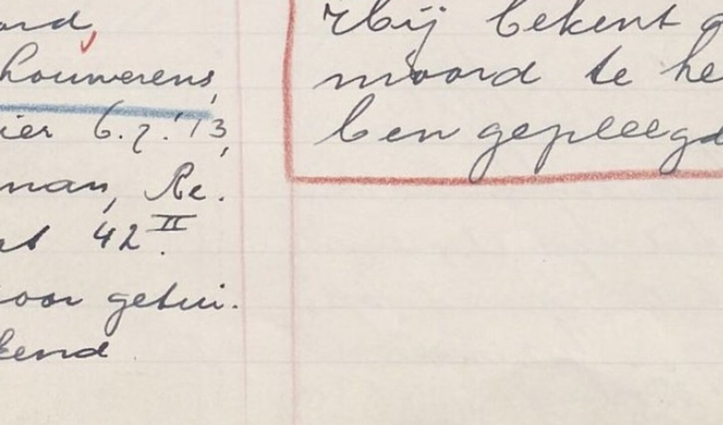 Dossier C. van der Leek politieregister (Gemeentearchief Den Haag).