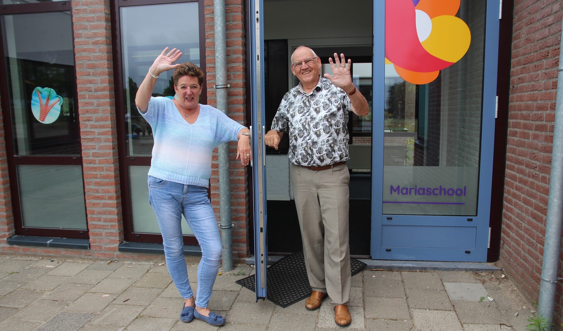 Met het vertrek van Martha en Bert gaat er 87 jaar onderwijservaring weg bij de Mariaschool!