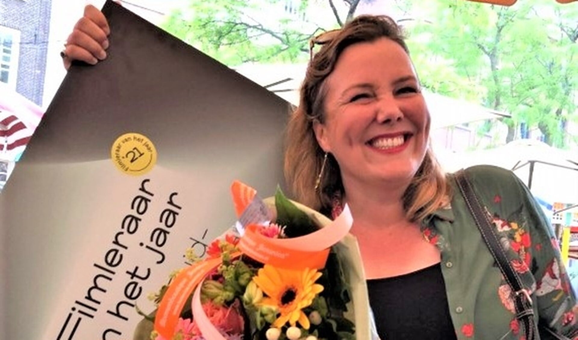 Winnaar in de Regio Zuid-Holland is Caroline de Nerée, docent Beeldende Vorming op het Gymnasium Novum in Voorburg, 