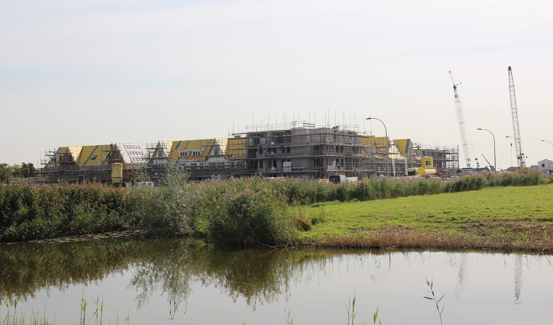 De bouw van Tuindershof ten westen van Keijzershof is enkele maanden geleden begonnen.