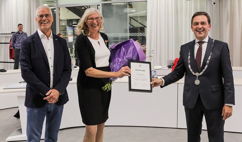 Lintje voor Cora Huijbens. Foto: Fotoflex