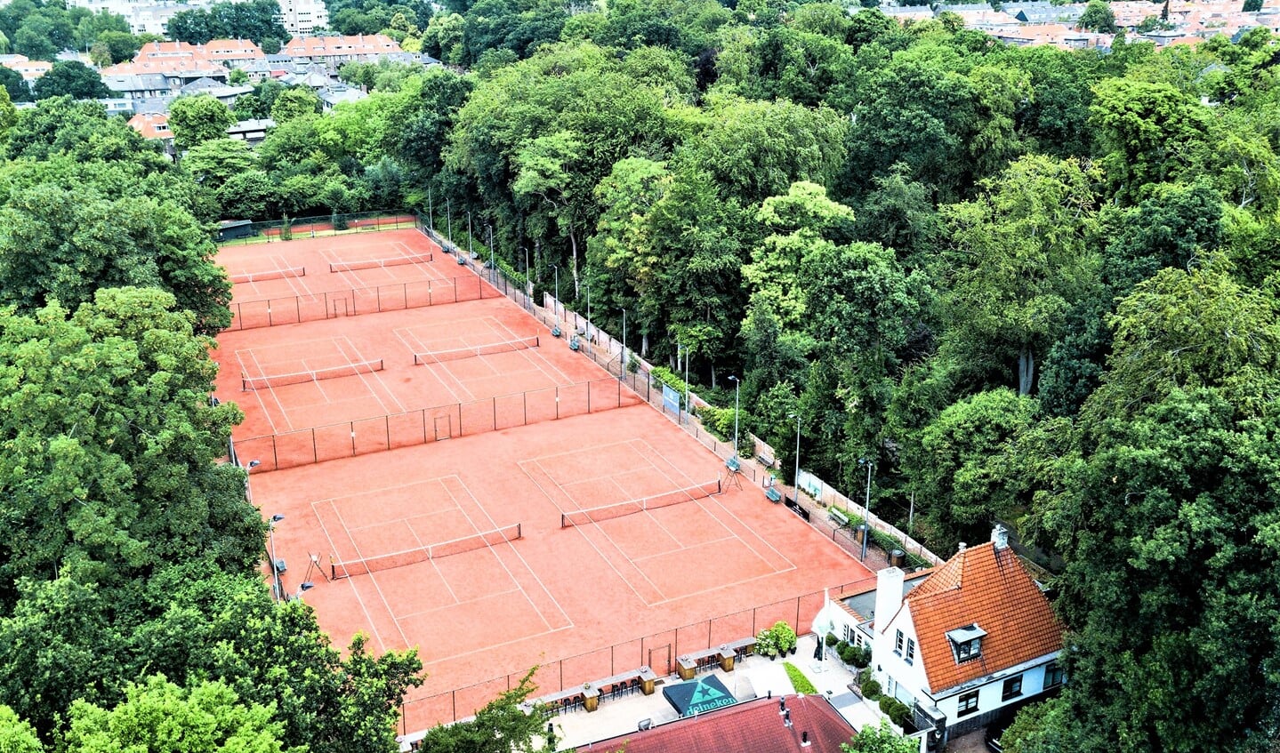 Luchtfoto Tennispark Vreugd & Rust (copyright: KNLTB 2018).