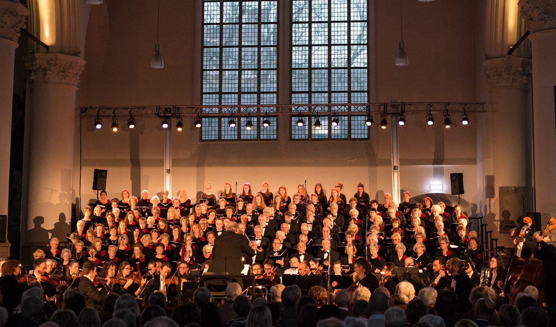 Het laatste grote concert van Corda Cantate in De Grote Kerk, Den Haag in november 2019 (foto: Stichting Corda Vocale).