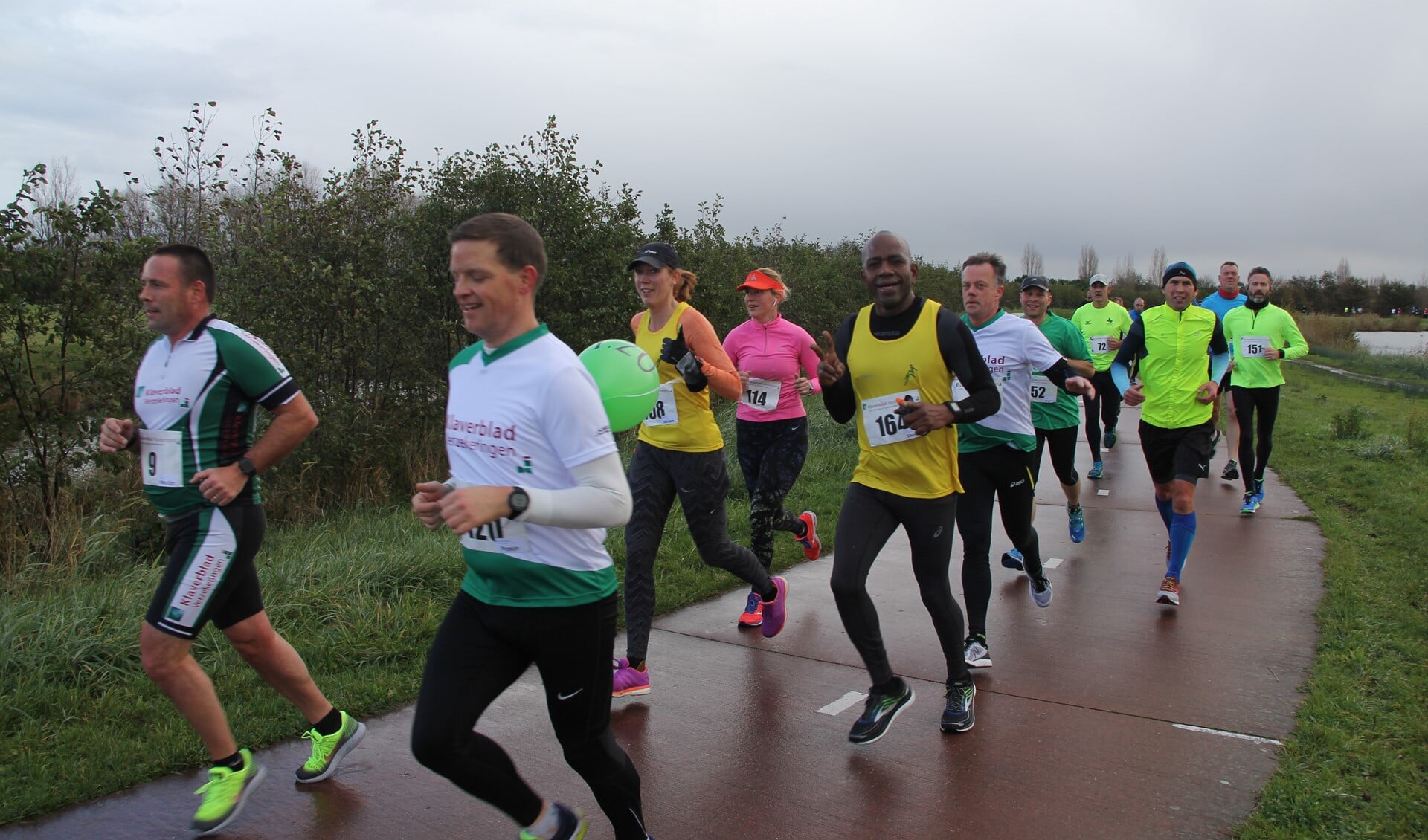 Lopen bij Klaverbladloop. Foto: Ruud van Zon