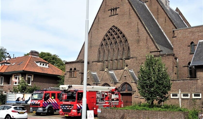 <p>De Onze Lieve Vrouwekerk aan de Laan van Nieuw Oosteinde is onder meer oefenlocatie voor de brandwer (foto: Ap de Heus).</p>