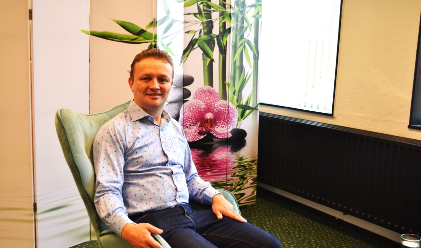 Thorsten Vollmer van Ankisha Gestalt, het centrum voor Gestalt-Coaching, toegepaste boeddhistische wetenschap en lucide droom (foto: Inge Koot).