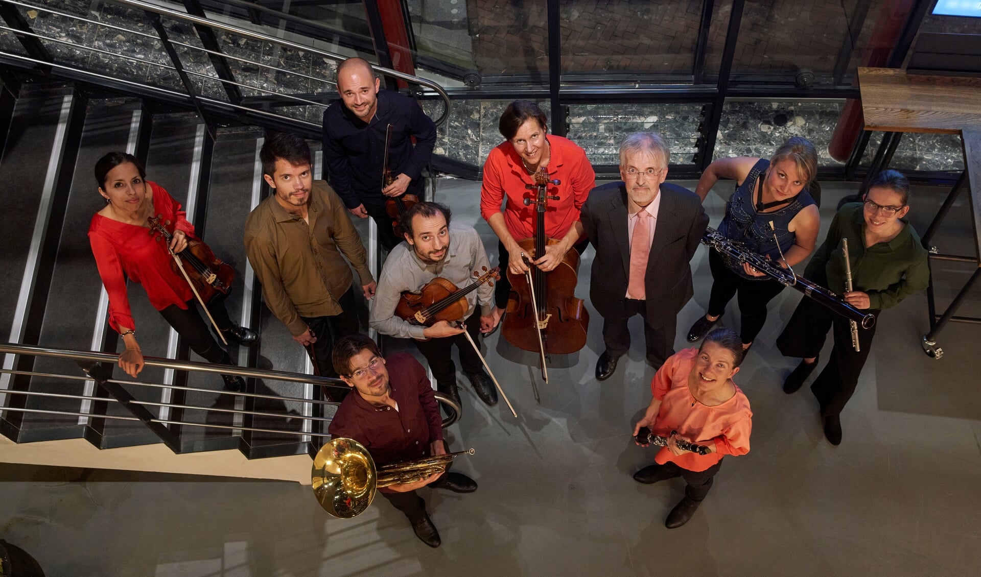 Michel Havenith en zijn Ebony Ensemble. Foto: Jan-Evert Zondag