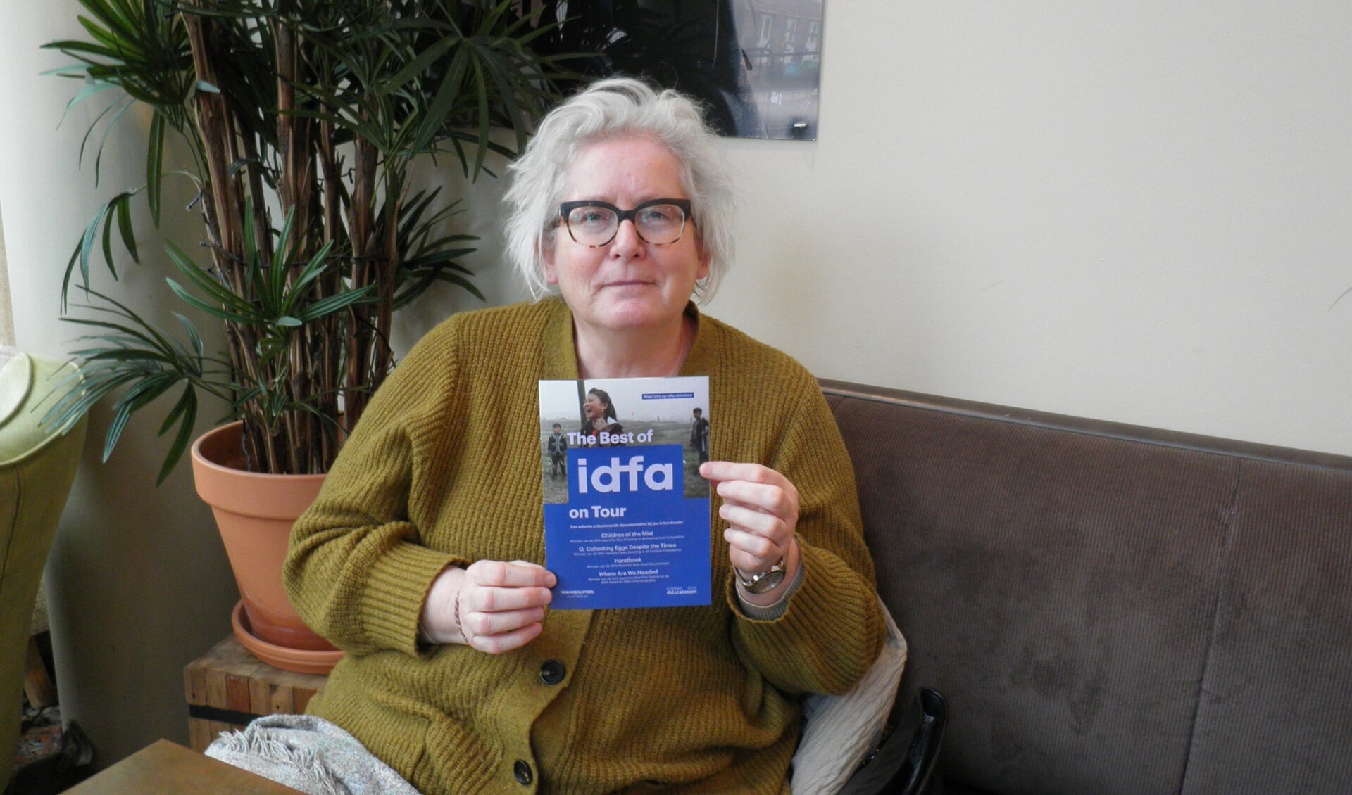 Janny Gooijer presenteert The Best of IDFA on Tour. Foto Kees van Rongen 