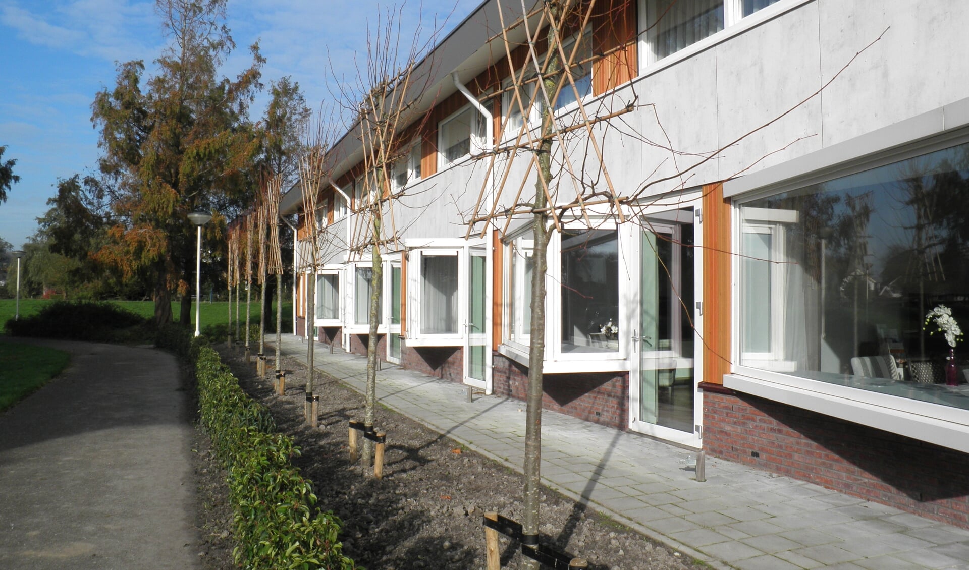 Op de begane grond bevinden zich de zes kamers van het Hospice Zoetermeer. Foto Kees van Rongen