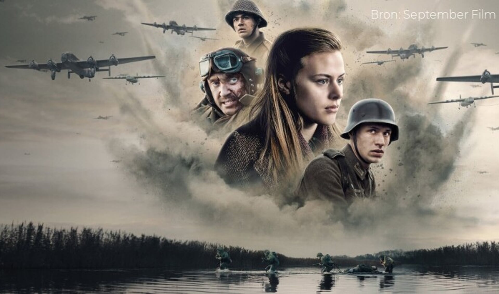De film gaat over drie jonge personages: een Zeeuws verzetsmeisje, een Nederlandse nazi en een Britse piloot (foto: pr). 