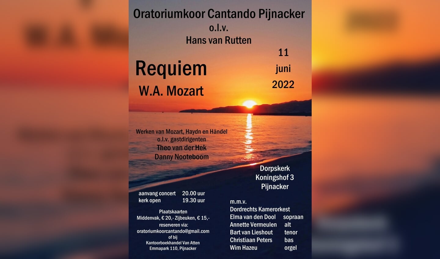 Concert Cantando Requiem Mozart
