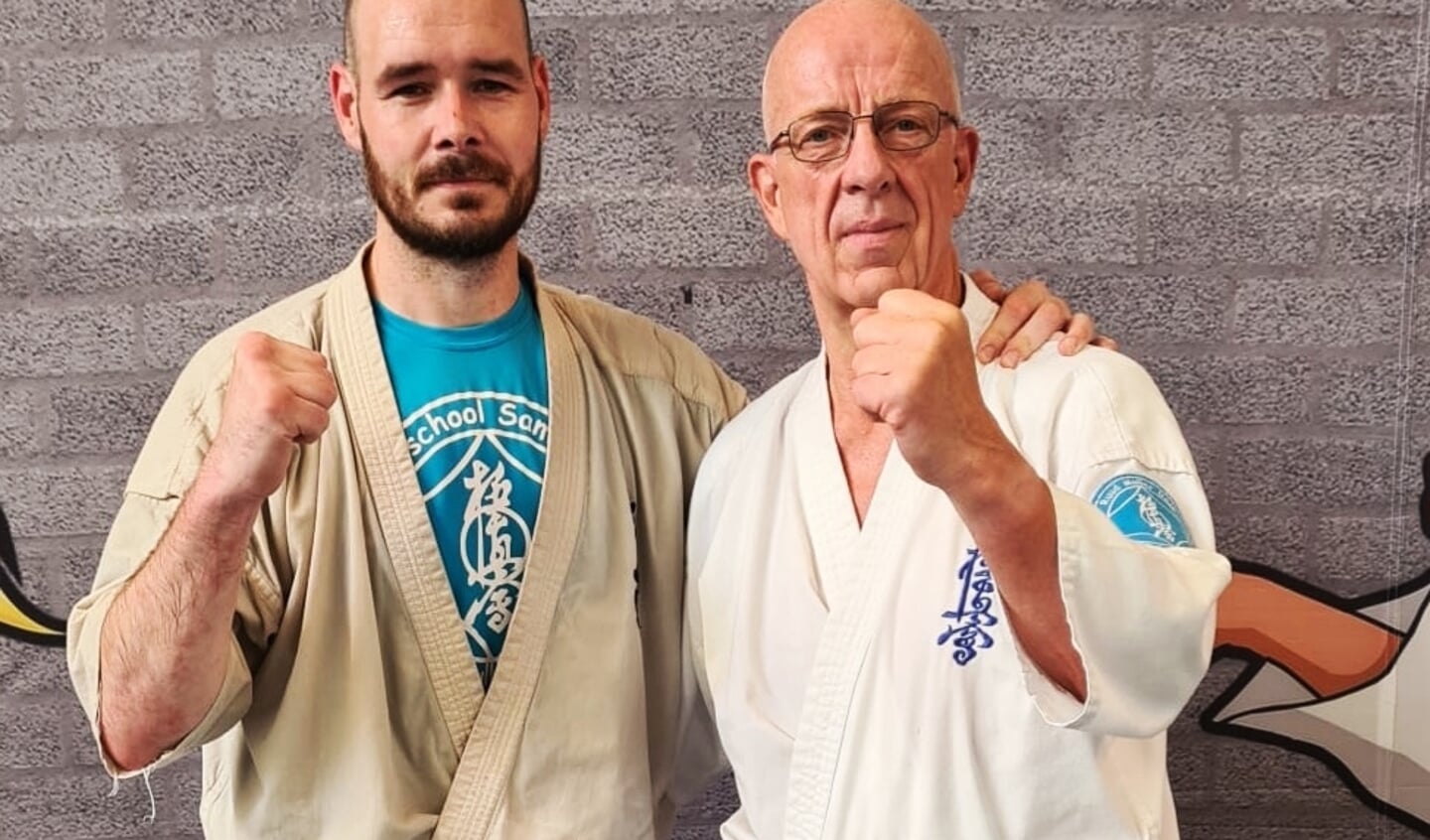 De 69-jarige Tas (r.) slaat nooit een les over en toont altijd een geweldige inzet (foto: pr RMD).