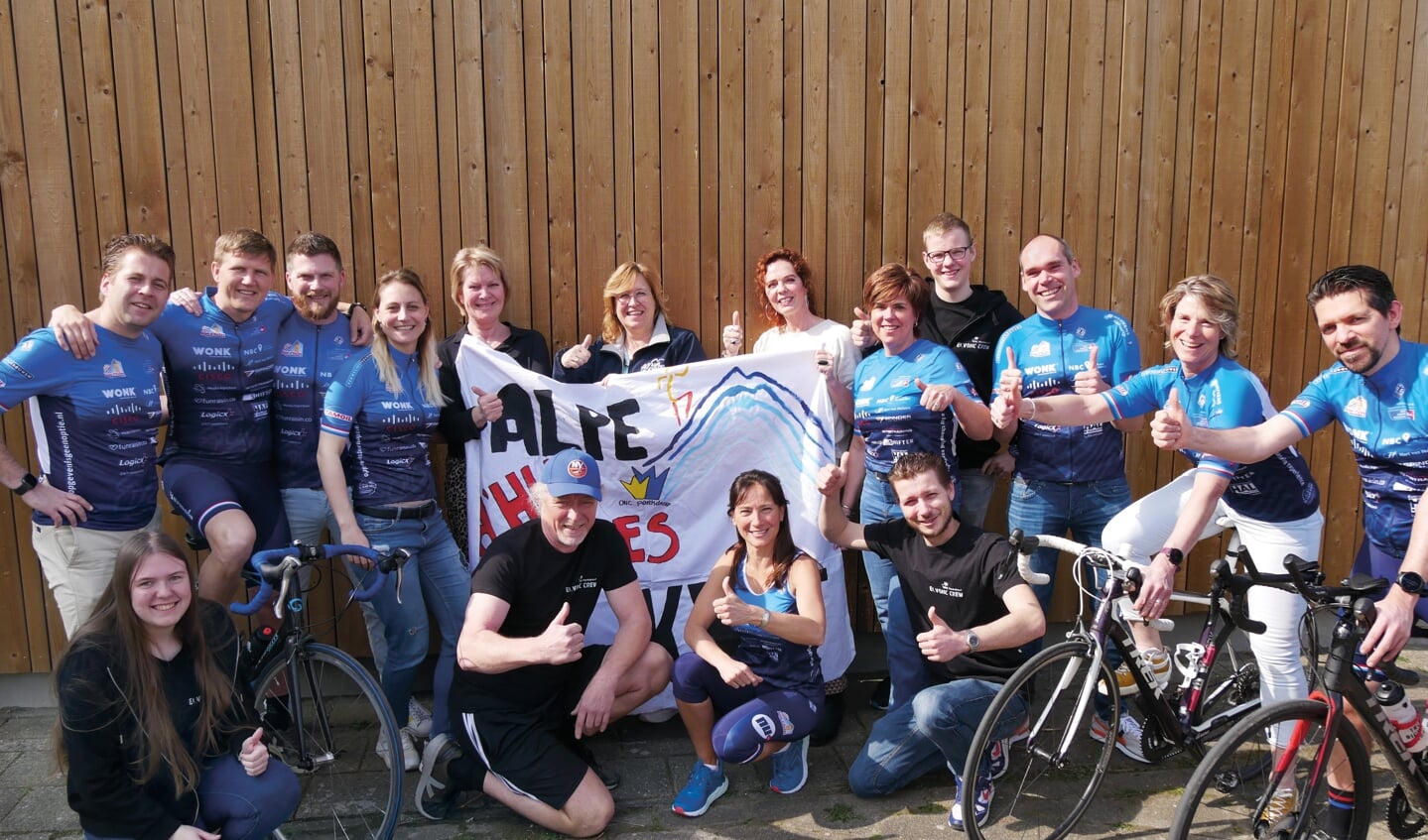 Medewerkers ONC doen mee aan Alpe d'HuZes