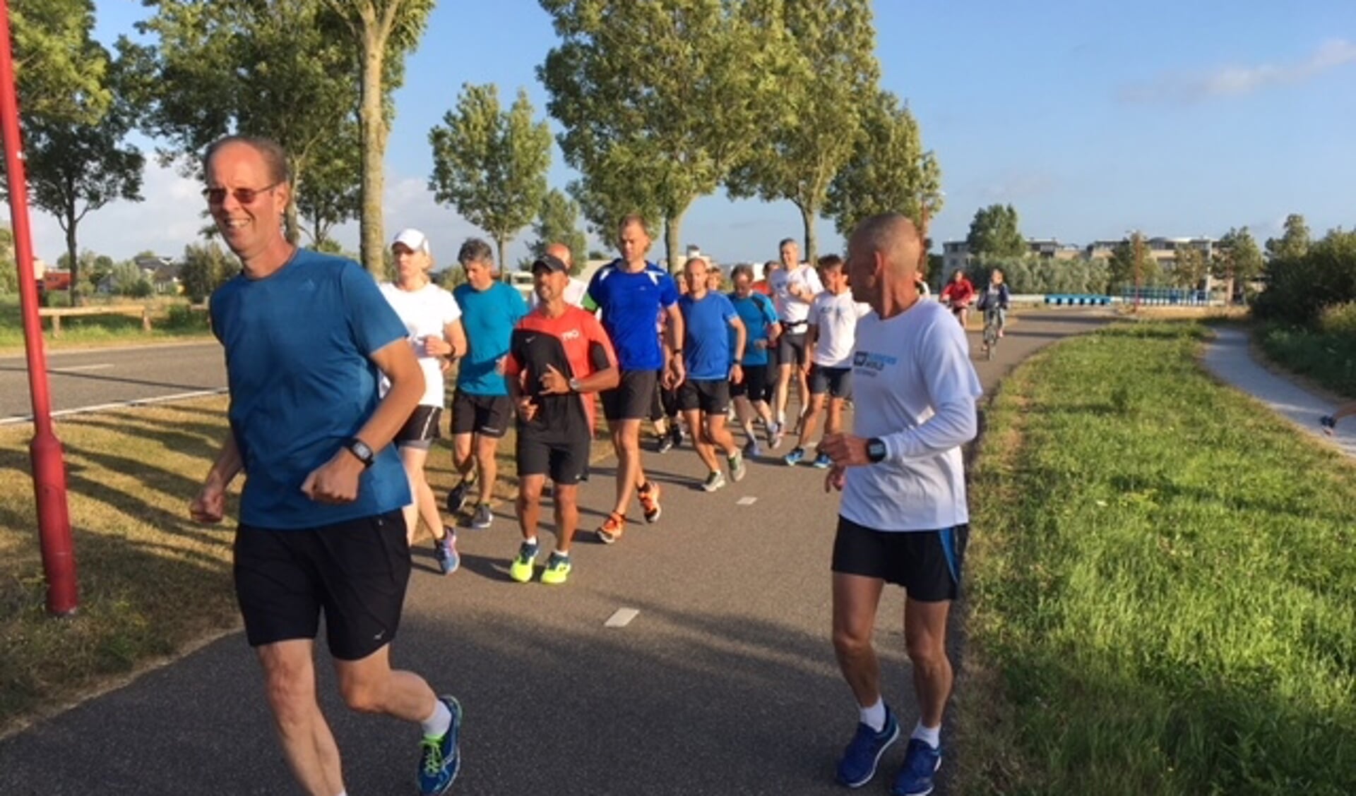 In training voor de Geuzenloop