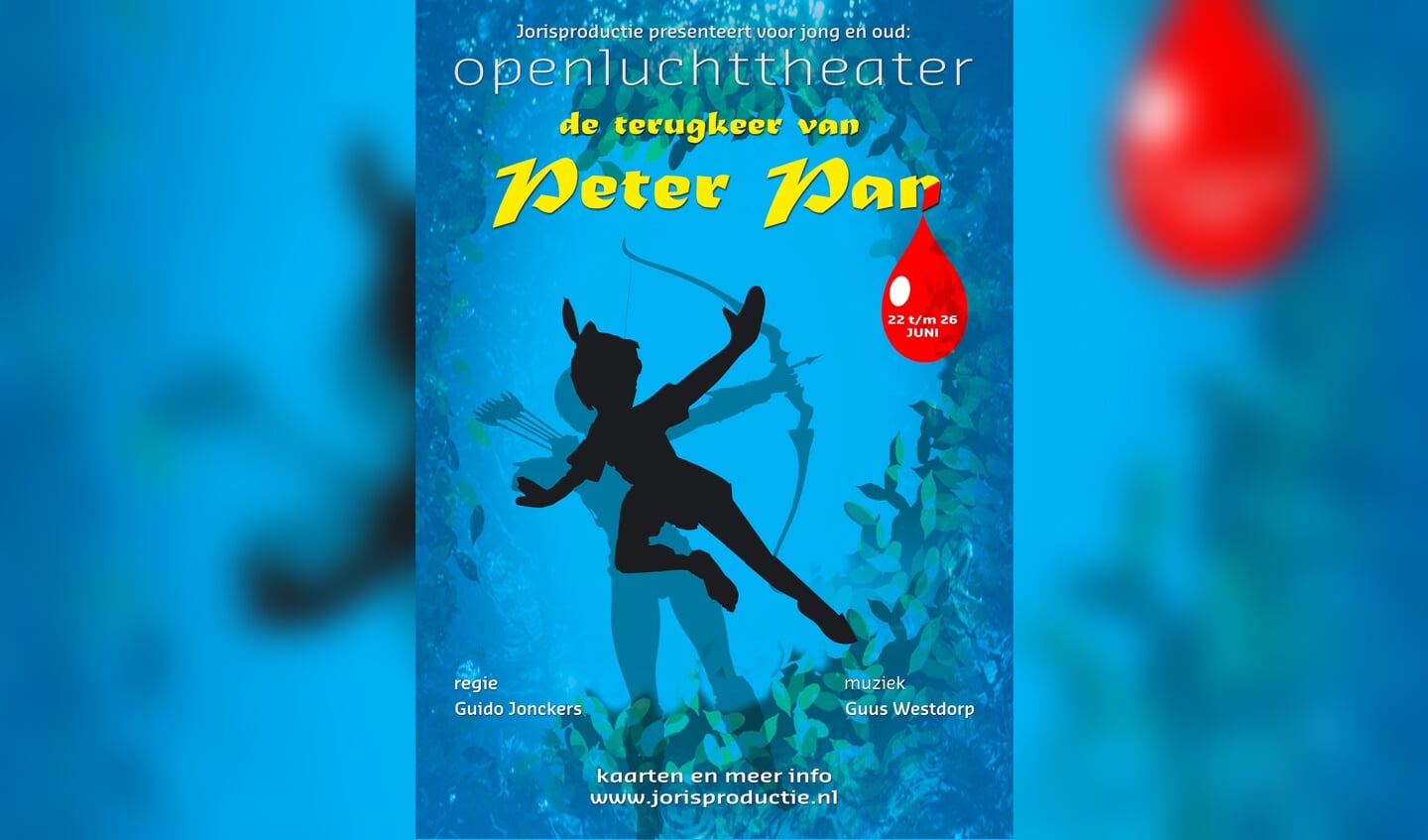 De terugkeer van Peter Pan, openluchtvoorstelling vol met humor en spektakel 