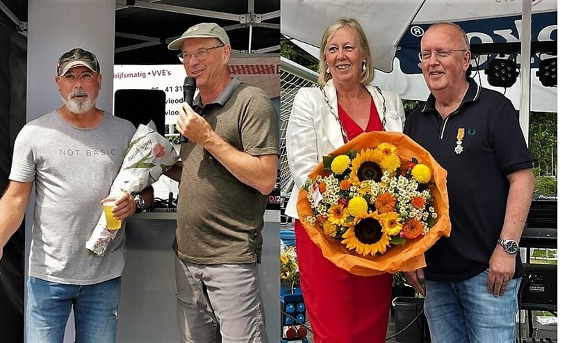 Marcel Commers & Wilhelmus-voorzitter Bouke Wartna – sportwethouder Astrid v. Eekelen & Jean Nederlof (Foto’s: PR Wilhelmus & Forum Sport).