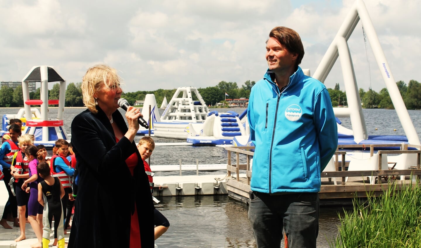 Een paar weken geleden werd het park nog feestelijk geopend. (Foto: archief)