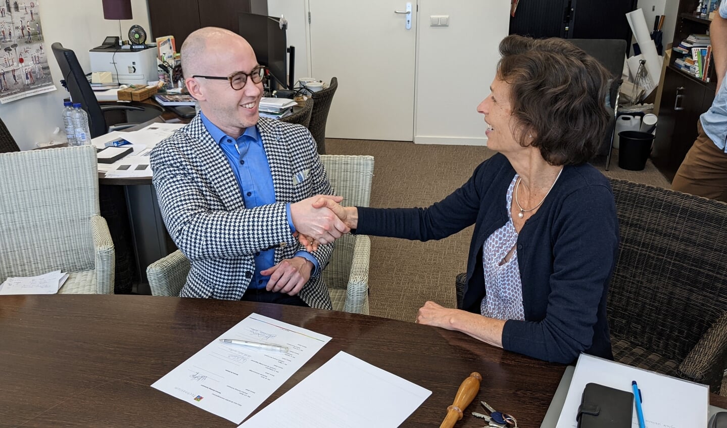 De toetreding tot het netwerk was een formeel moment. (Foto: PR)