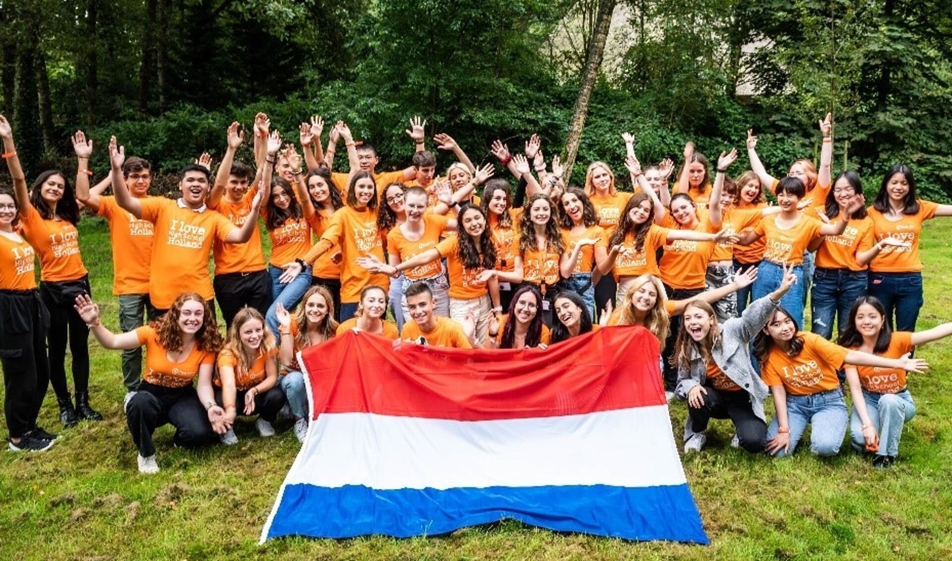 Jaarlijks komen vele jongeren naar Nederland om hun 'High School Holland'-droom waar te maken (foto: Travel Active).