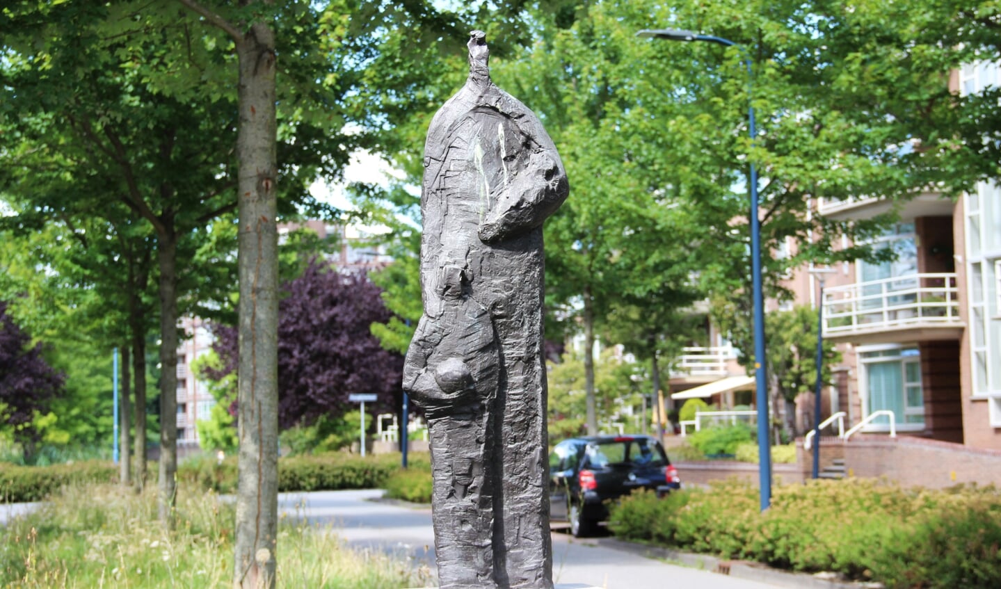 ‘Veiligheid-leefbaarheid' van Aart Lamberts op de Sperwerlaan/ hoek Spotvogellaan, Leidschendam (foto: Marian Kokshoorn).