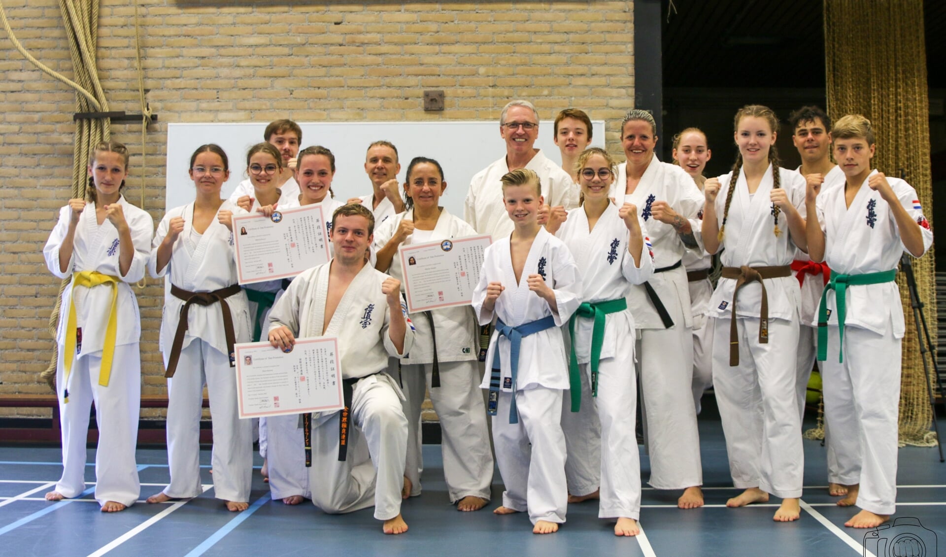 De vechters van Dojo Hokori Meiyo