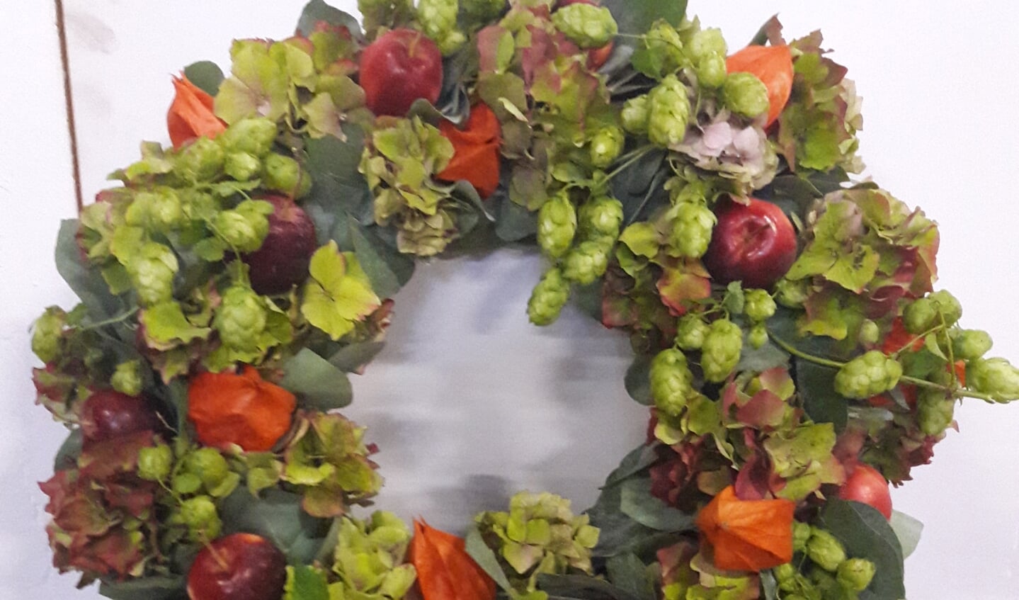 Herfstkrans (foto Marleen Straathof).