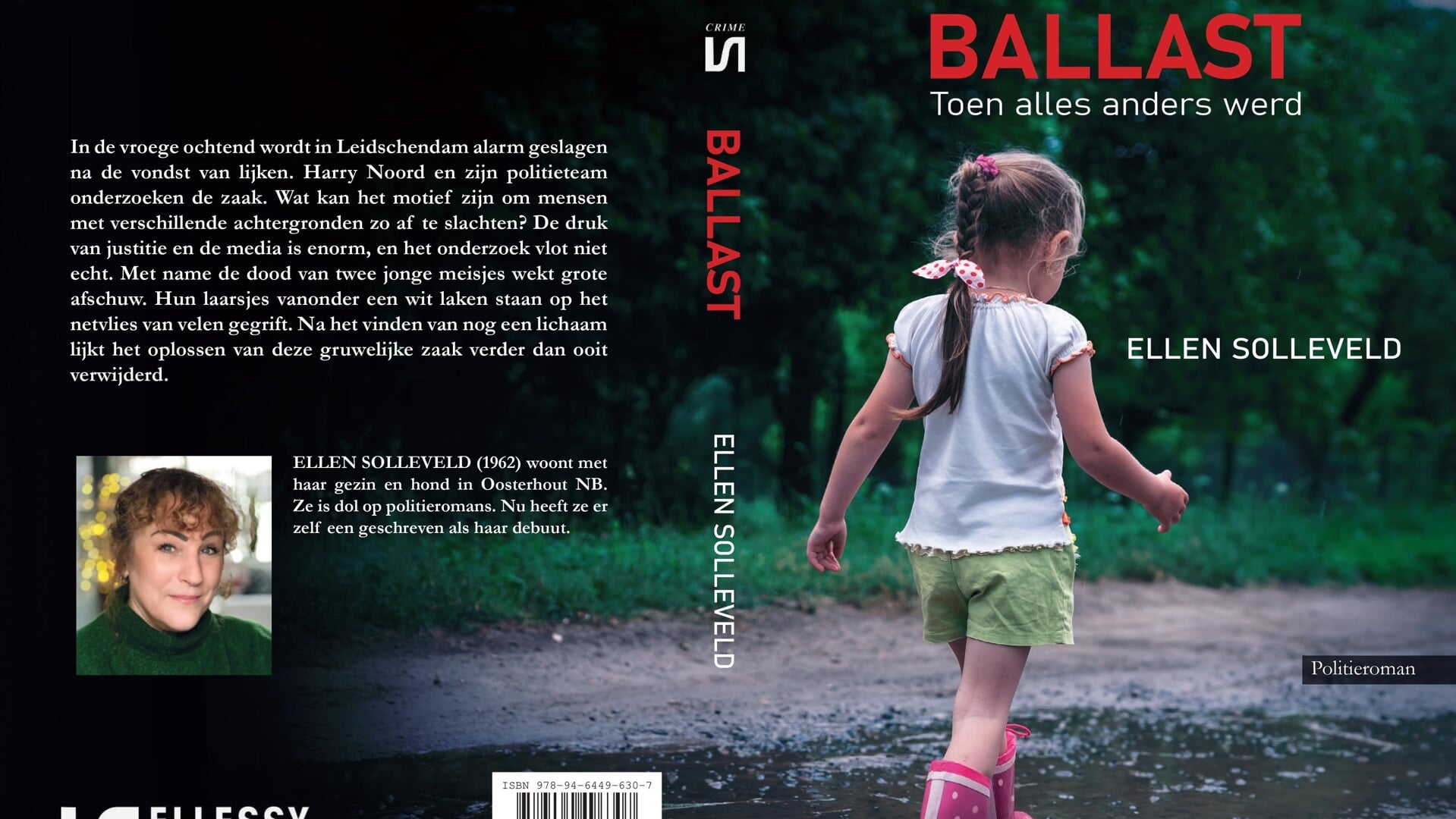 Cover van de spannende politieroman Ballast van Ellen Solleveld (foto: pr).