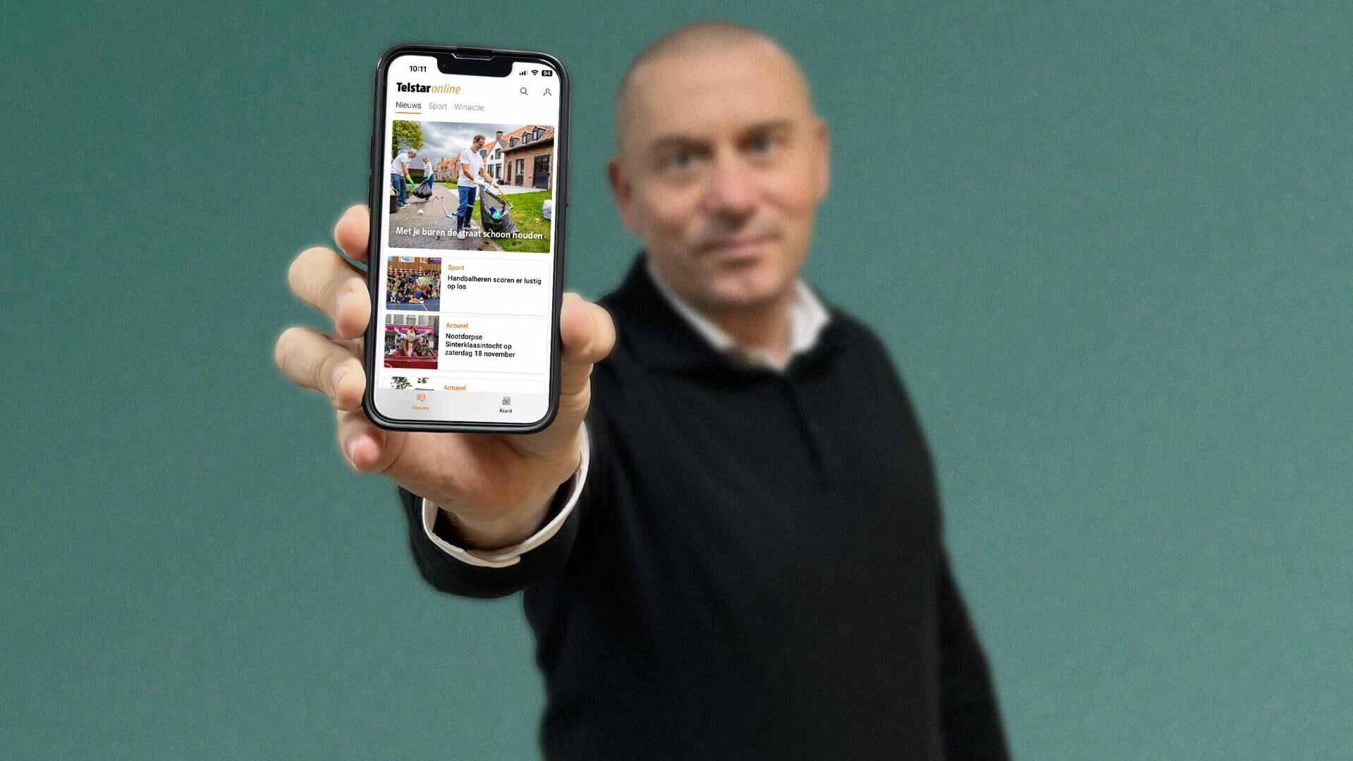 Algemeen directeur Erhard Soeterbroek hoopt dat veel inwoners van Pijnacker-Nootdorp de app zullen downloaden.