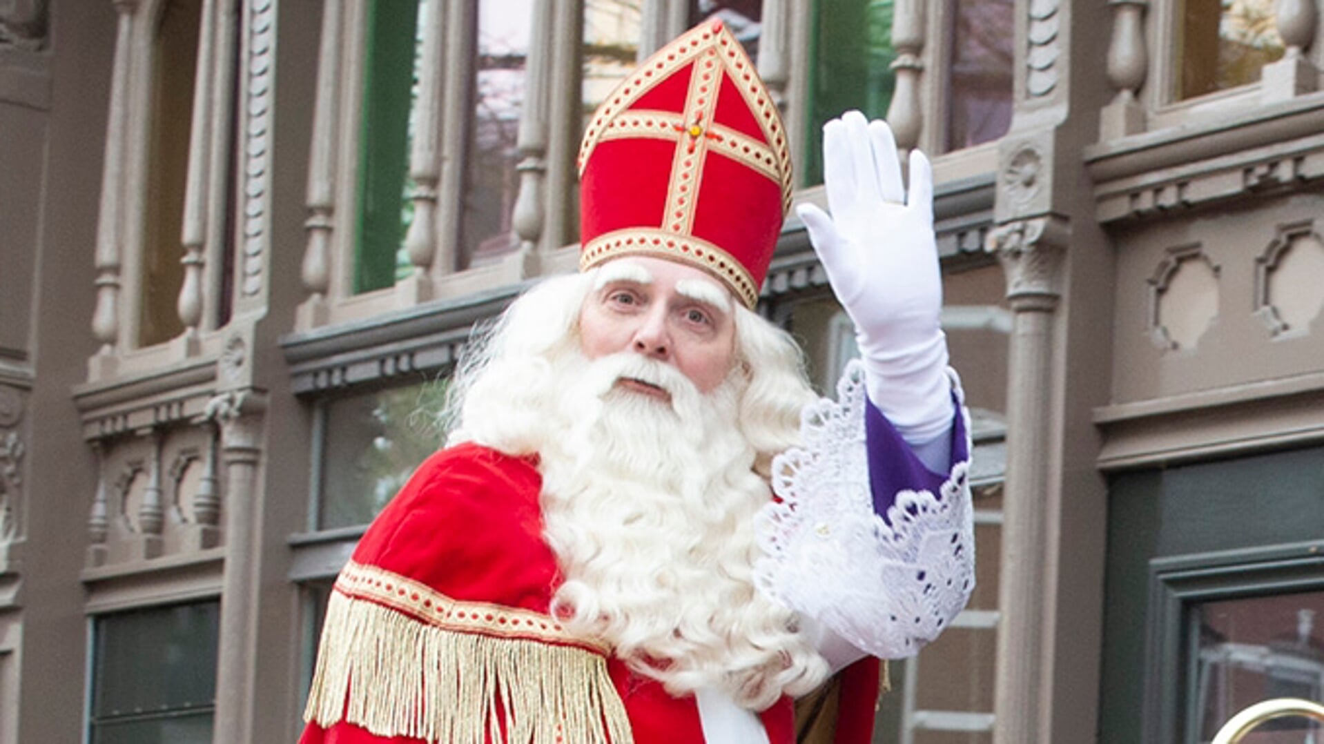 De aankomst van Sinterklaas is altijd een magisch moment.