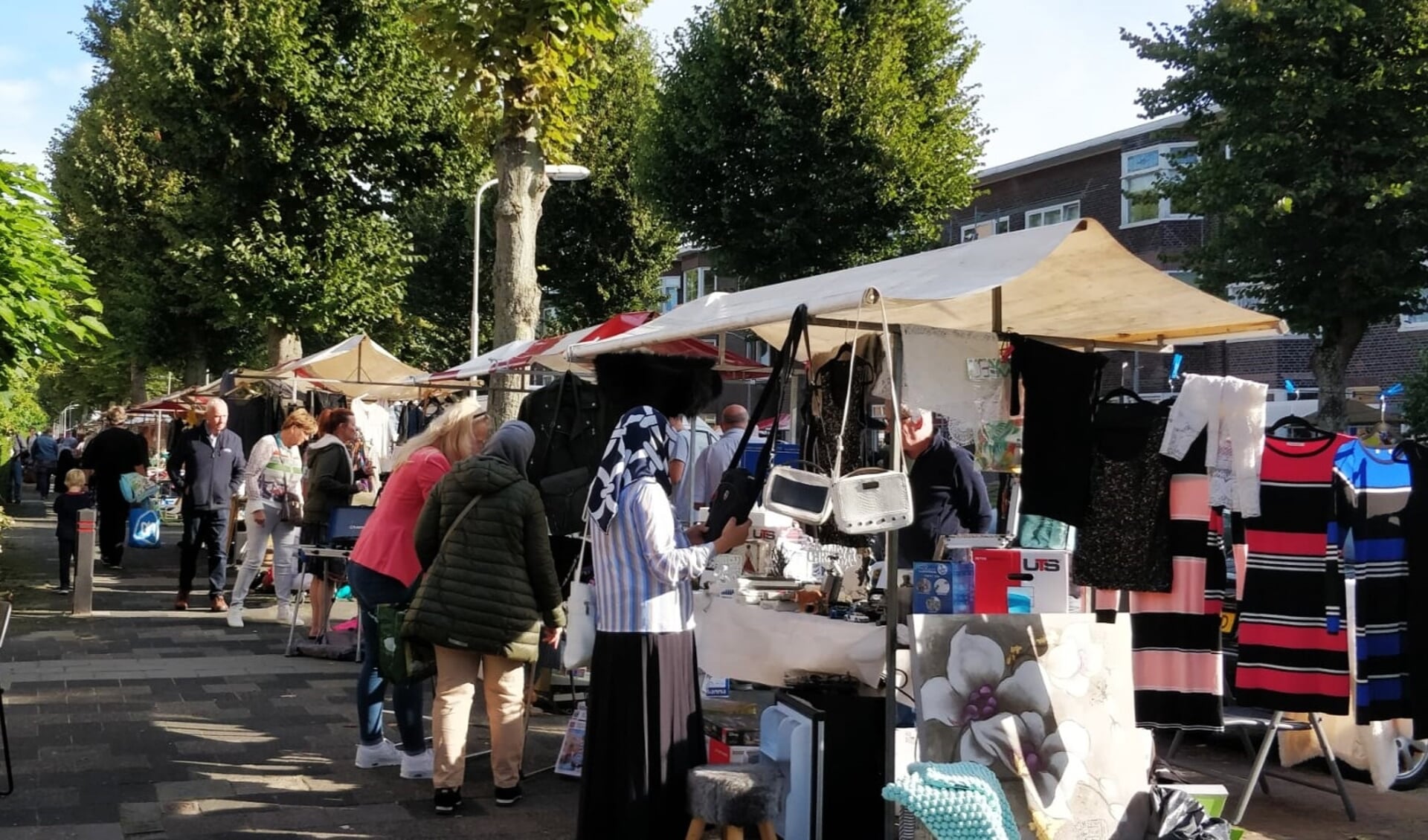 Rommelmarkt op de Van de Wateringelaan (archieffoto pr).