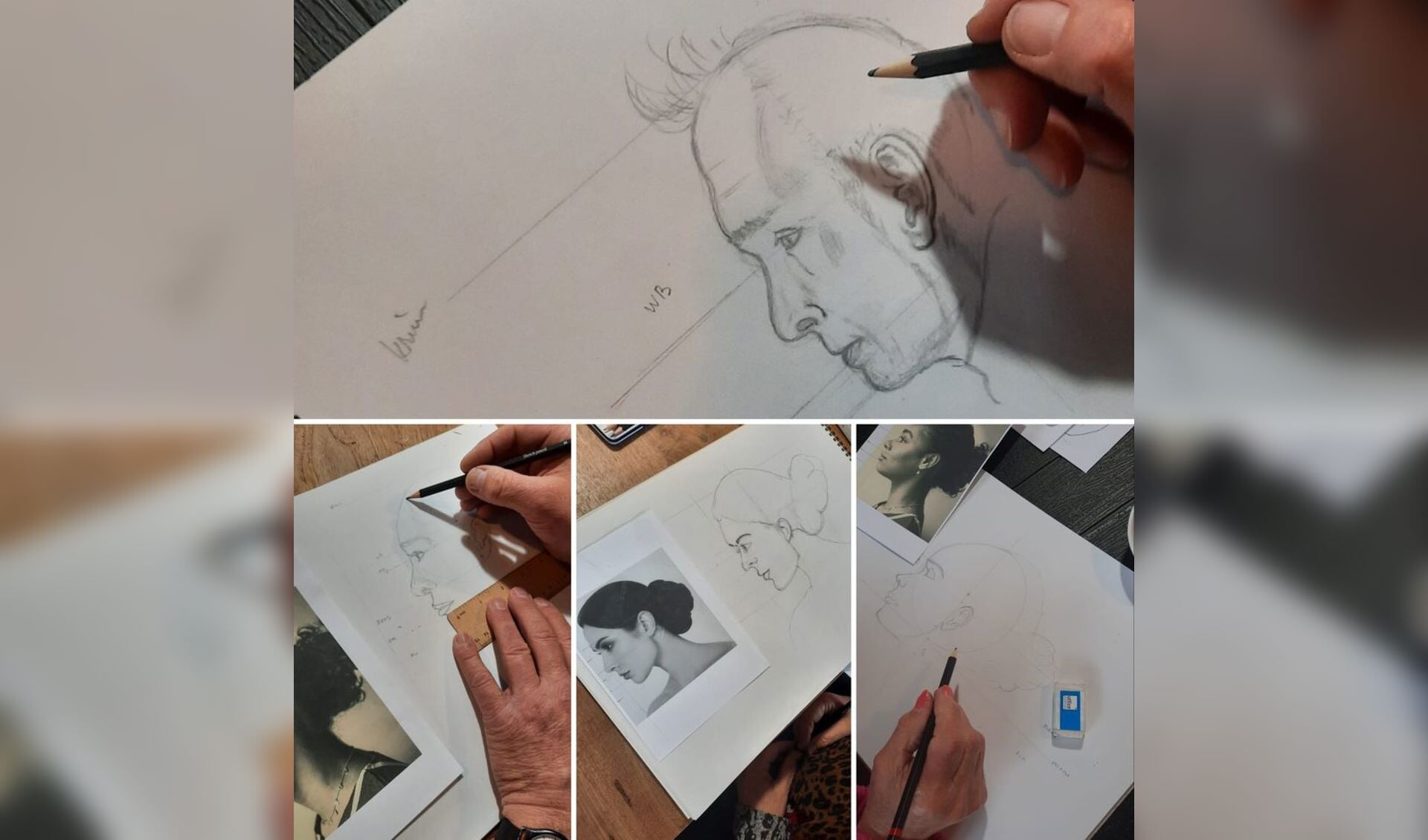 Leer hoe je een realistisch portret kan tekenen.