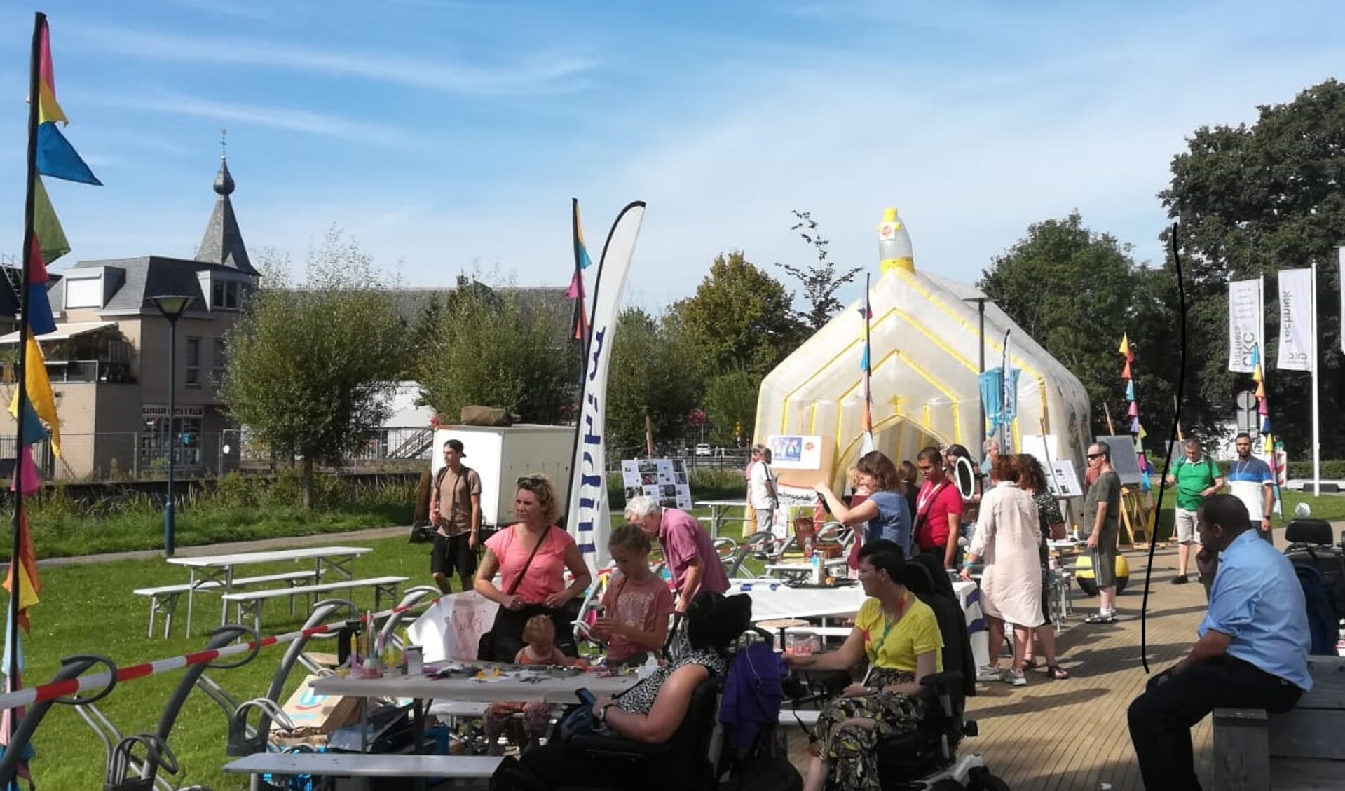 De Vredesweek is gestart op de dag van het Stadsfestival. Foto: pr