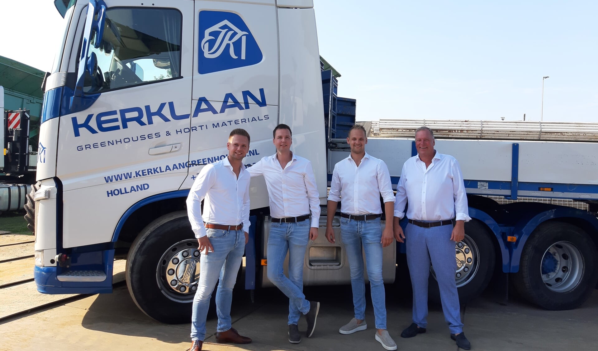 De drie eigenaren met v.l.n.r. Thijs, Hans, Rick en Joost. (Foto: PR)