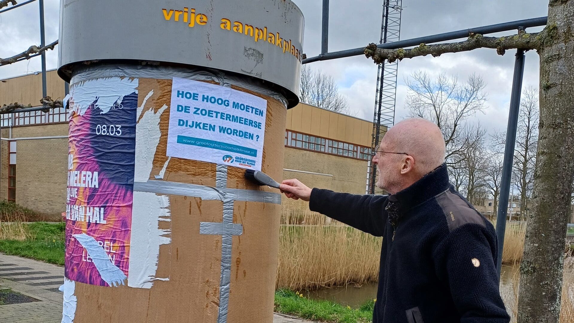 De plaatselijke afdeling Zoetermeer van Grootouders voor het Klimaat laat zich inmiddels luider en duidelijker horen met mooie en/of ludieke acties. Foto: pr