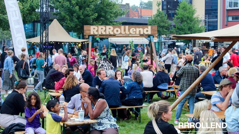 Het festival RRRollend wordt een culinair festijn met een groot aantal foodtrucks. 