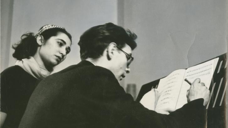 De Amsterdamse Joodse Lin Jaldati en de Joodse Duitser Eberhard Rebling maakten samen muziek (foto: pr).