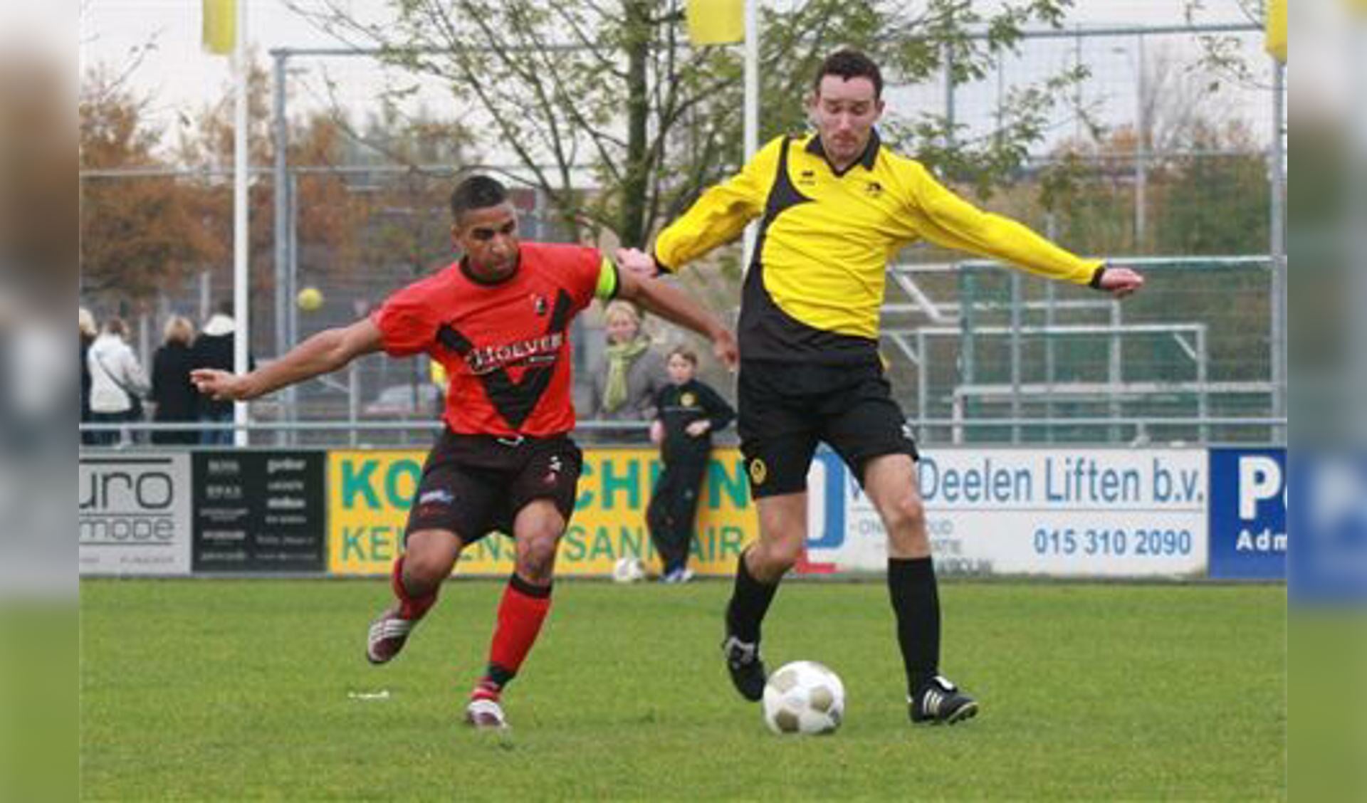 SV Nootdorp verloor ongelukkig met 0-1 van Vitesse Delft. (foto Sander de Hollander)