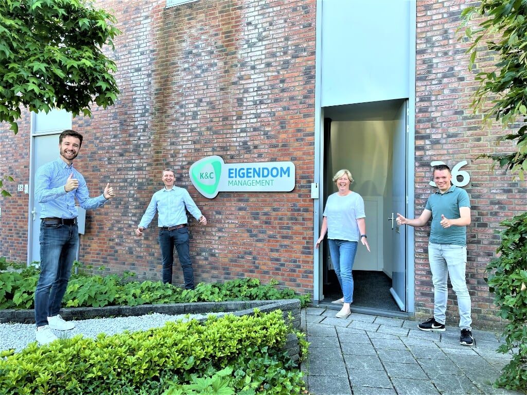 Het team van K&C Eigendom Management (foto: pr).