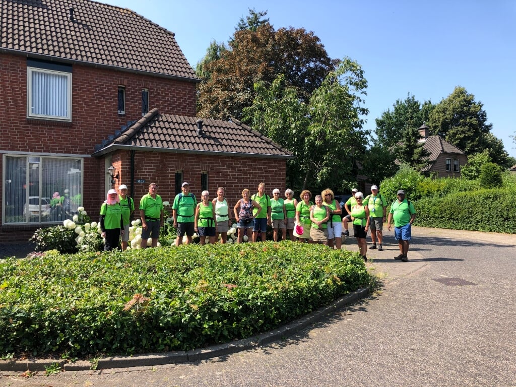 De wandelaars van Sportief Wandelgroep Zoetermeer.