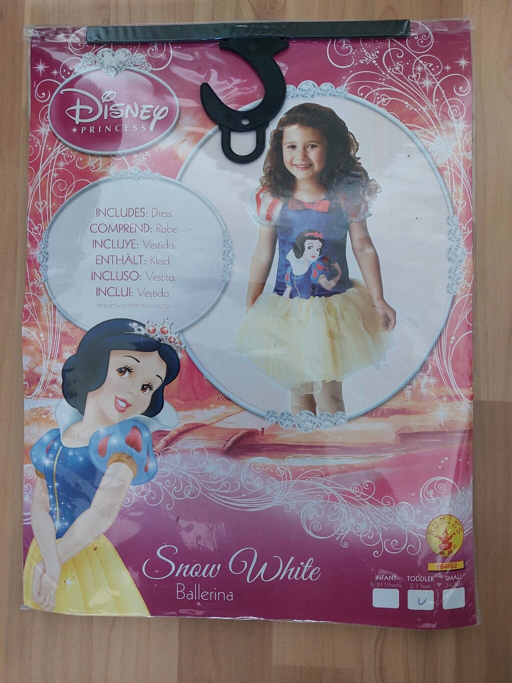 Disney's SneeuwWitje - Ballerina Kostuum - maat 98
