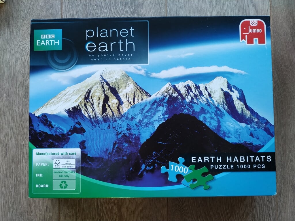 Puzzel van Planet Earth "Mount Everest" helemaal nieuw