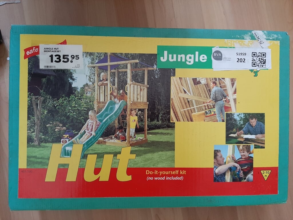 Jungle Gym jungle hut montageset 401100 Do-it-yourself kit