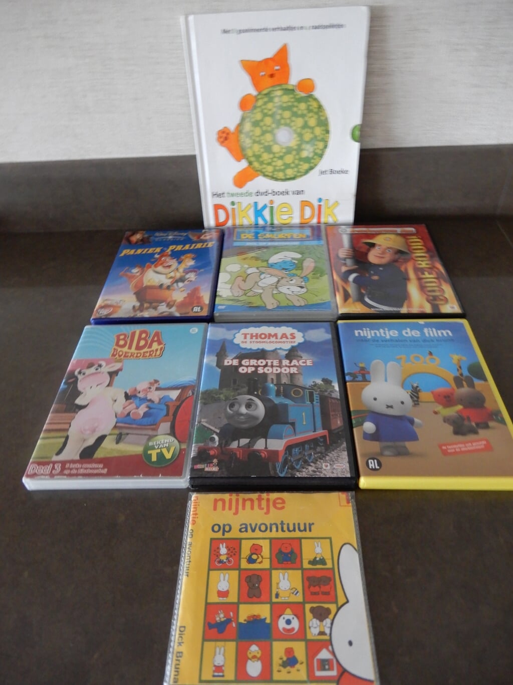 8 Leuke Kinder DVD's, allemaal orginele versie