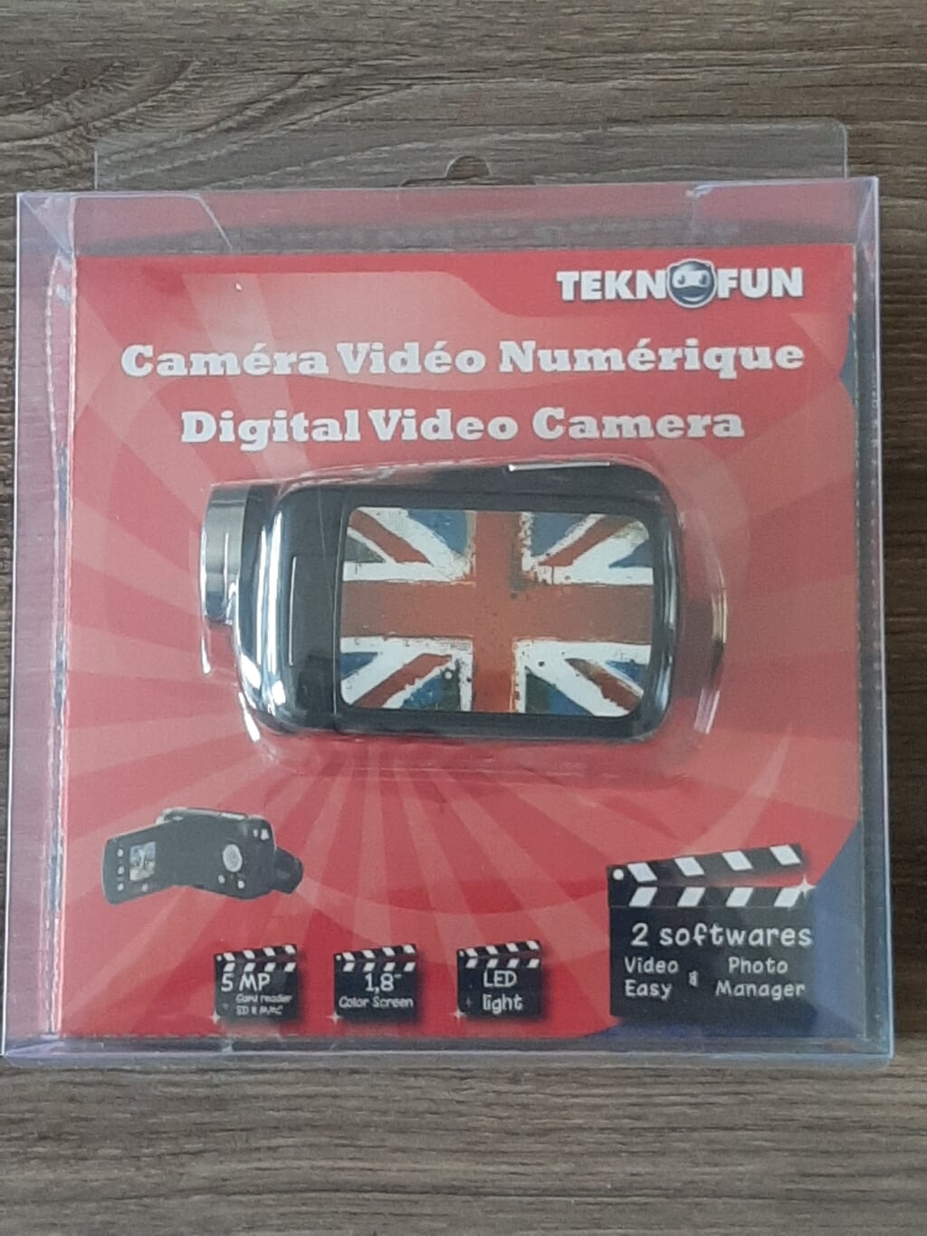 Teknofun digitale videocamera (Zwart)