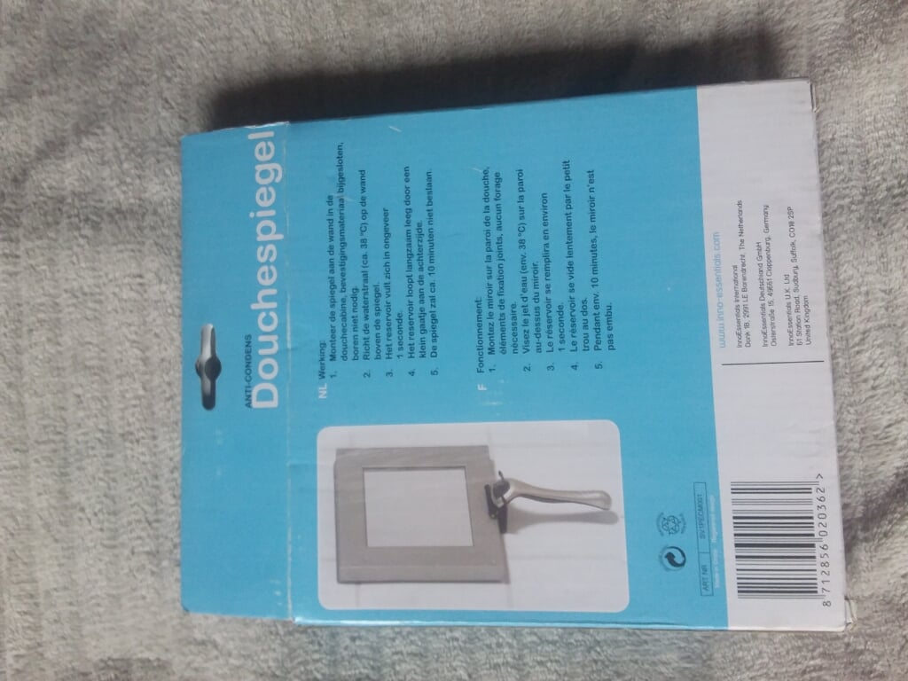 NIEUW! Handige DOUCHE/BADKAMER-SPIEGEL